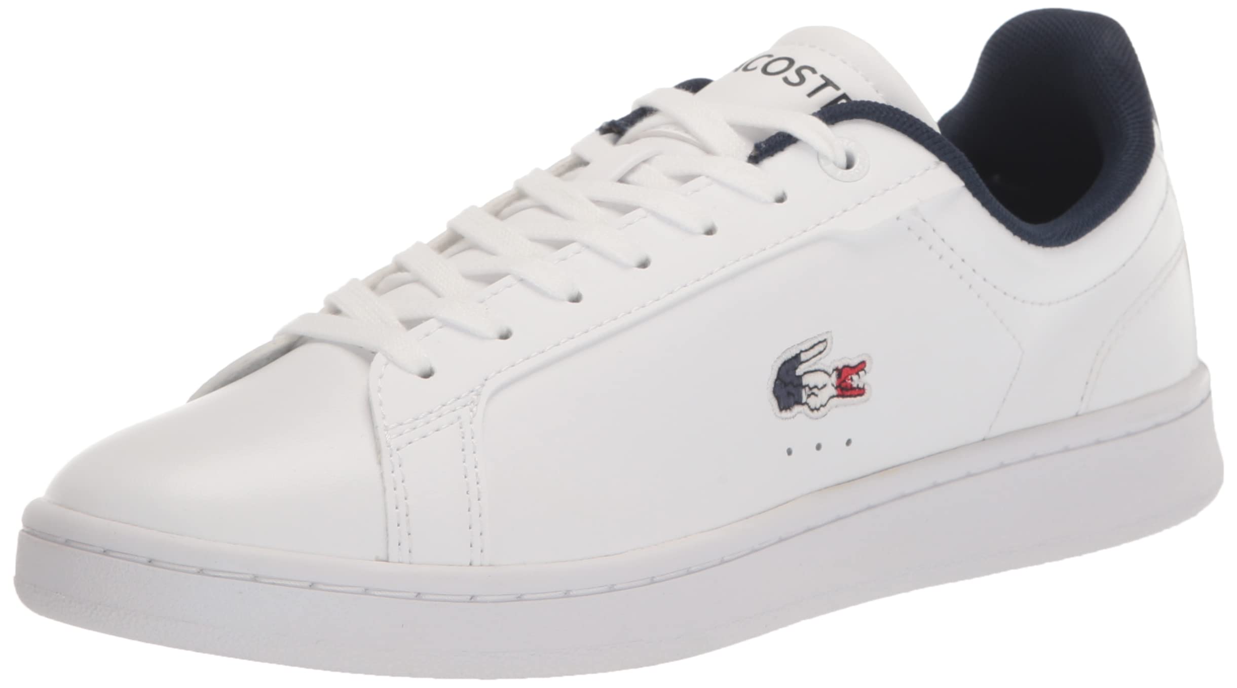 Foto 1 | Zapatilla Lacoste Carnaby Pro Blanco/azul Marino/rojo Para Hombre - Venta Internacional.