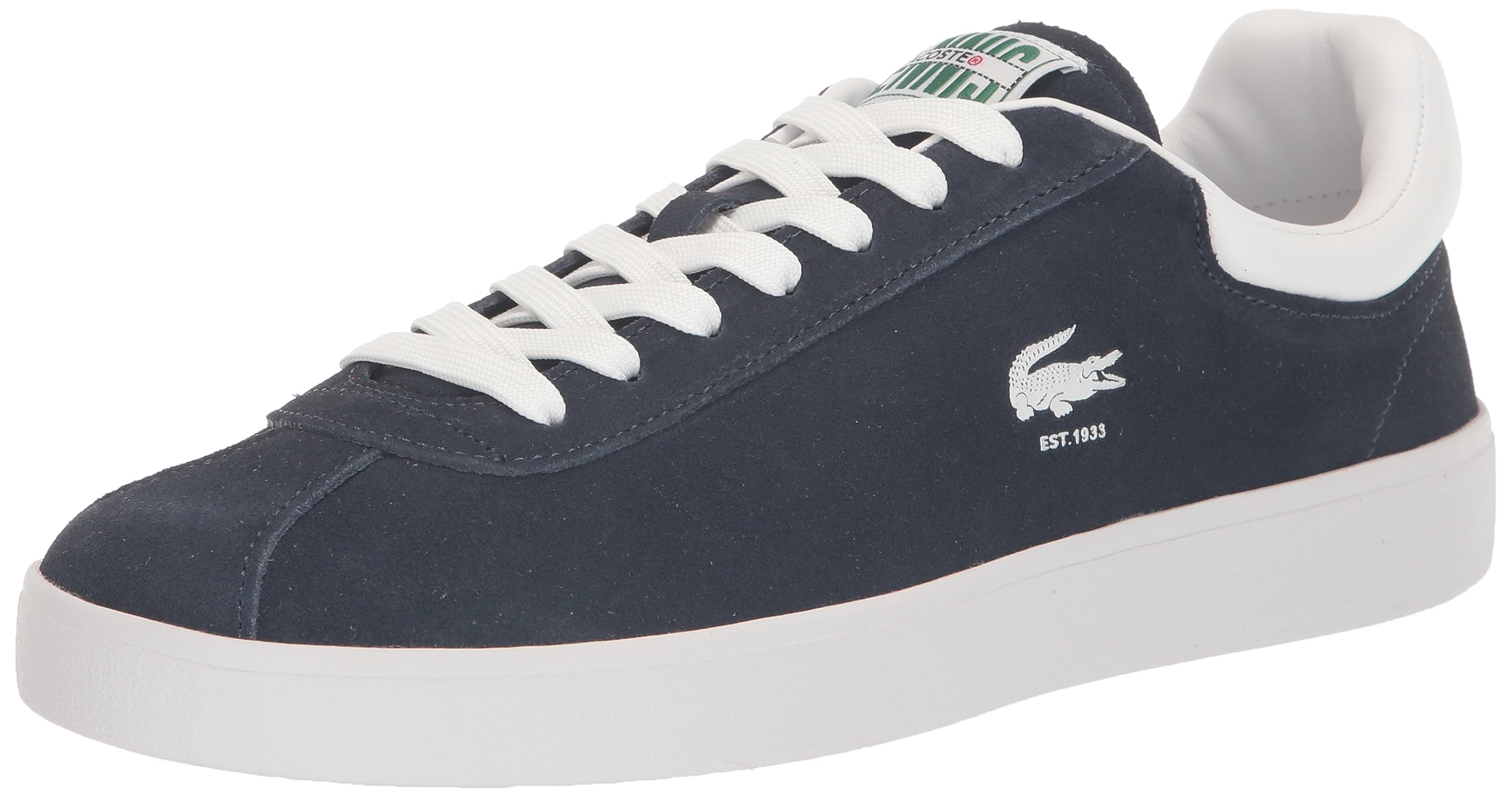 Foto 2 pulgar | Zapatilla Lacoste Baseshot Para Hombre Azul Marino/blanco Talla 11 - Venta Internacional.