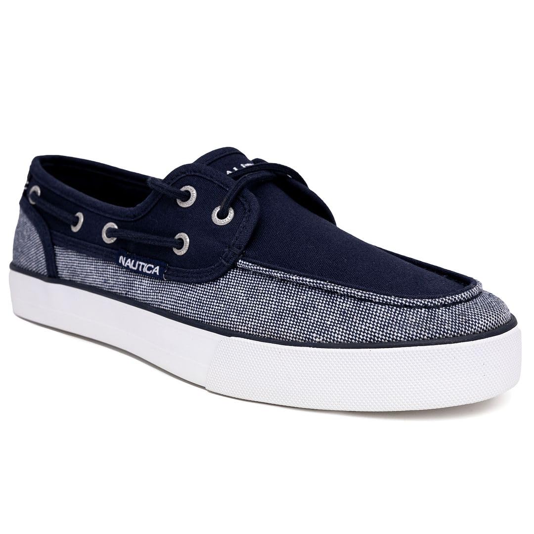 Foto 2 pulgar | Tenis Casuales Nautica Spinnaker Duo-navy Mix Boat - Venta Internacional