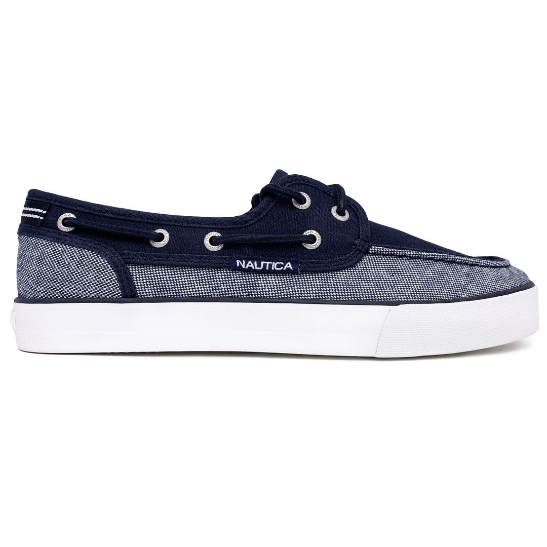 Foto 3 pulgar | Tenis Casuales Nautica Spinnaker Duo-navy Mix Boat - Venta Internacional