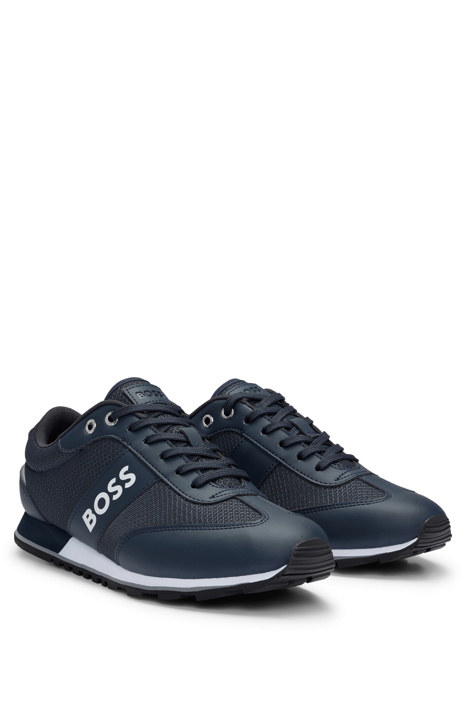 Foto 3 pulgar | Tenis/sneakers Boss Parkour Run Azul Casual Para Hombre