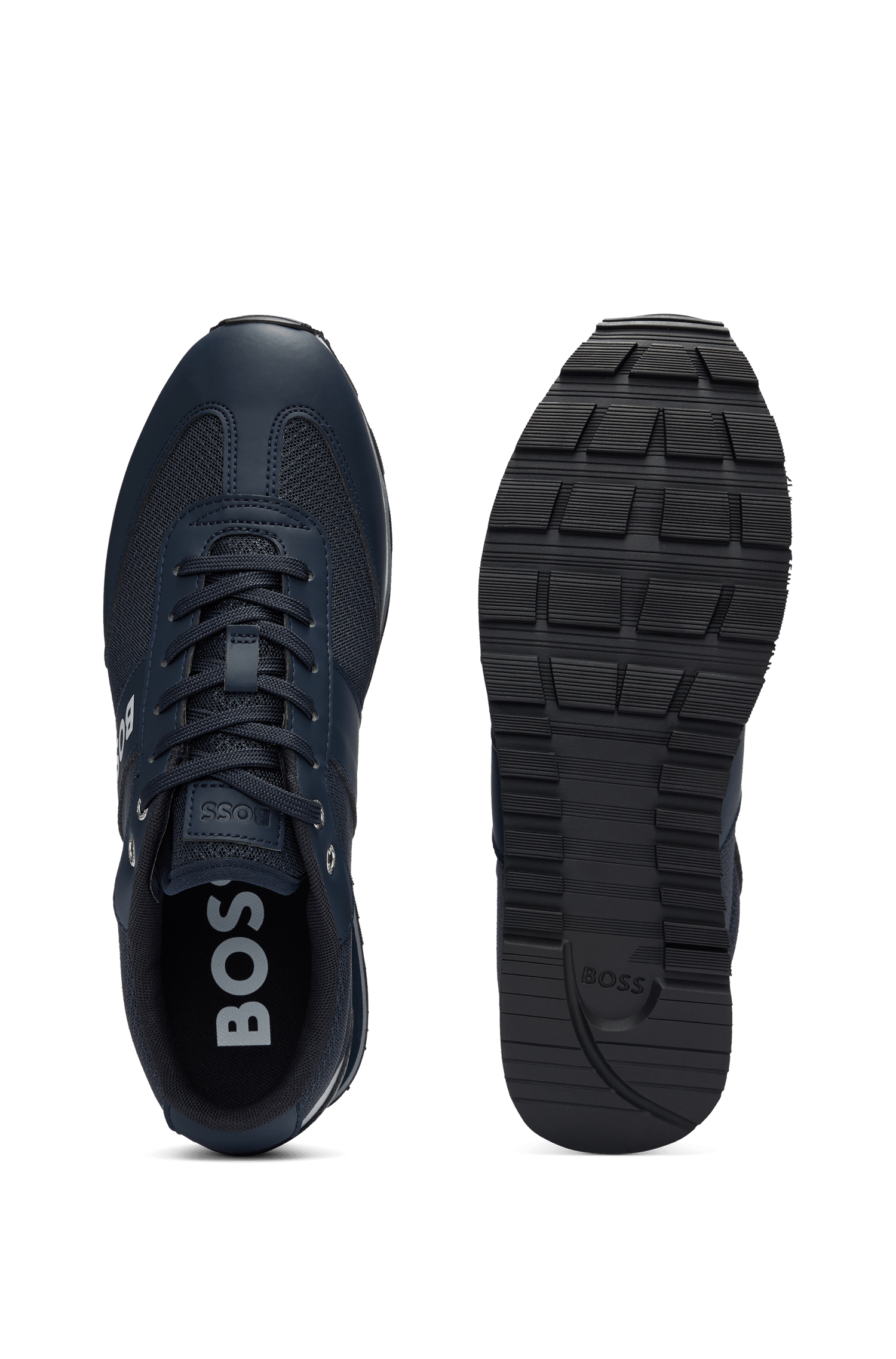 Foto 5 pulgar | Tenis/sneakers Boss Parkour Run Azul Casual Para Hombre