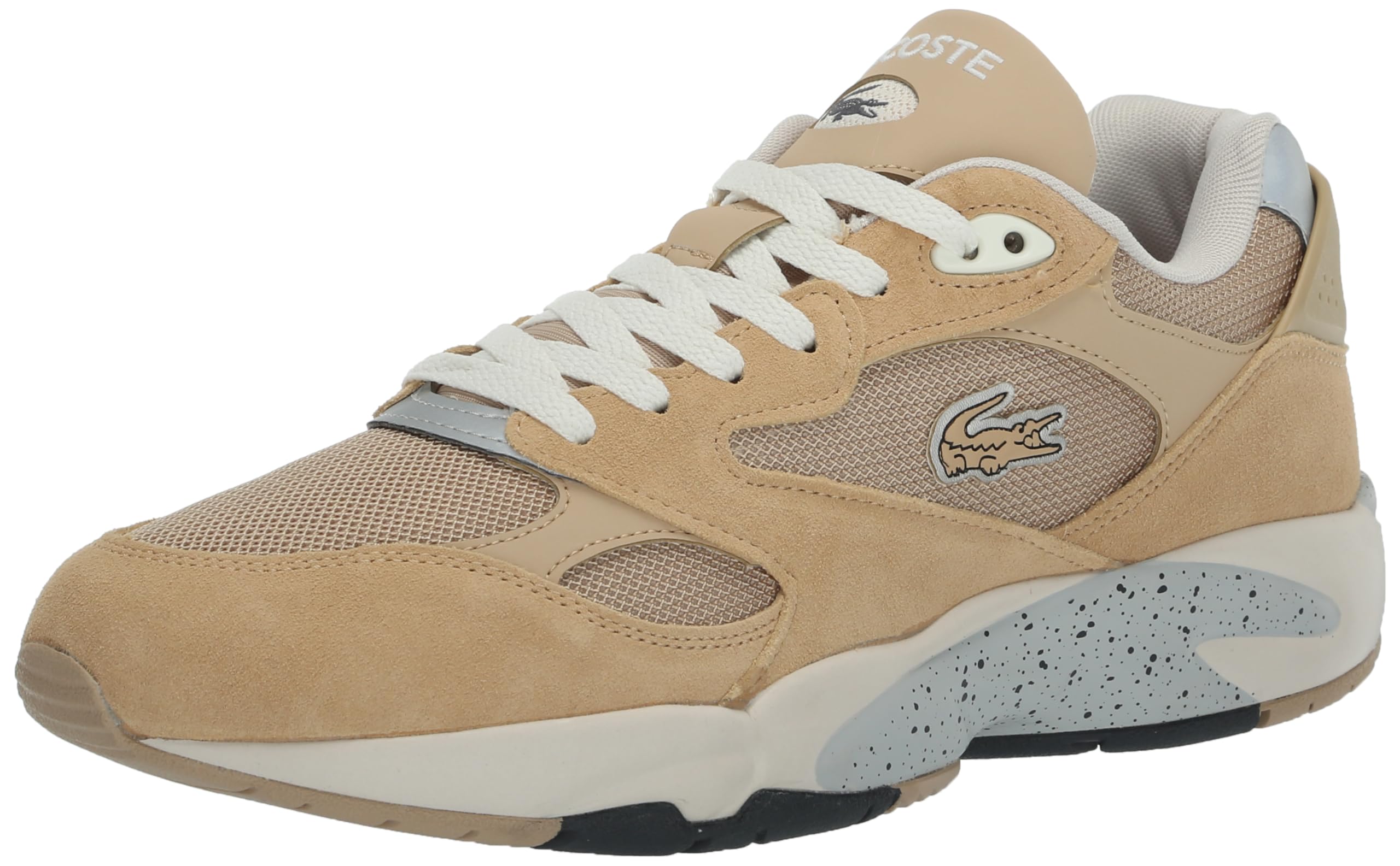 Foto 2 pulgar | Zapatilla Lacoste Storm 96 Lo Vintage Para Hombre - Marrón Claro/blanco - Venta Internacional.