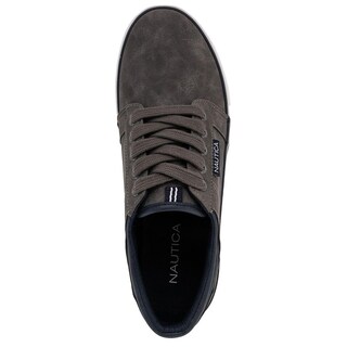 Foto 4 | Tenis Nautica Crandol-Grey Navy Pop para Hombre - Venta Internacional