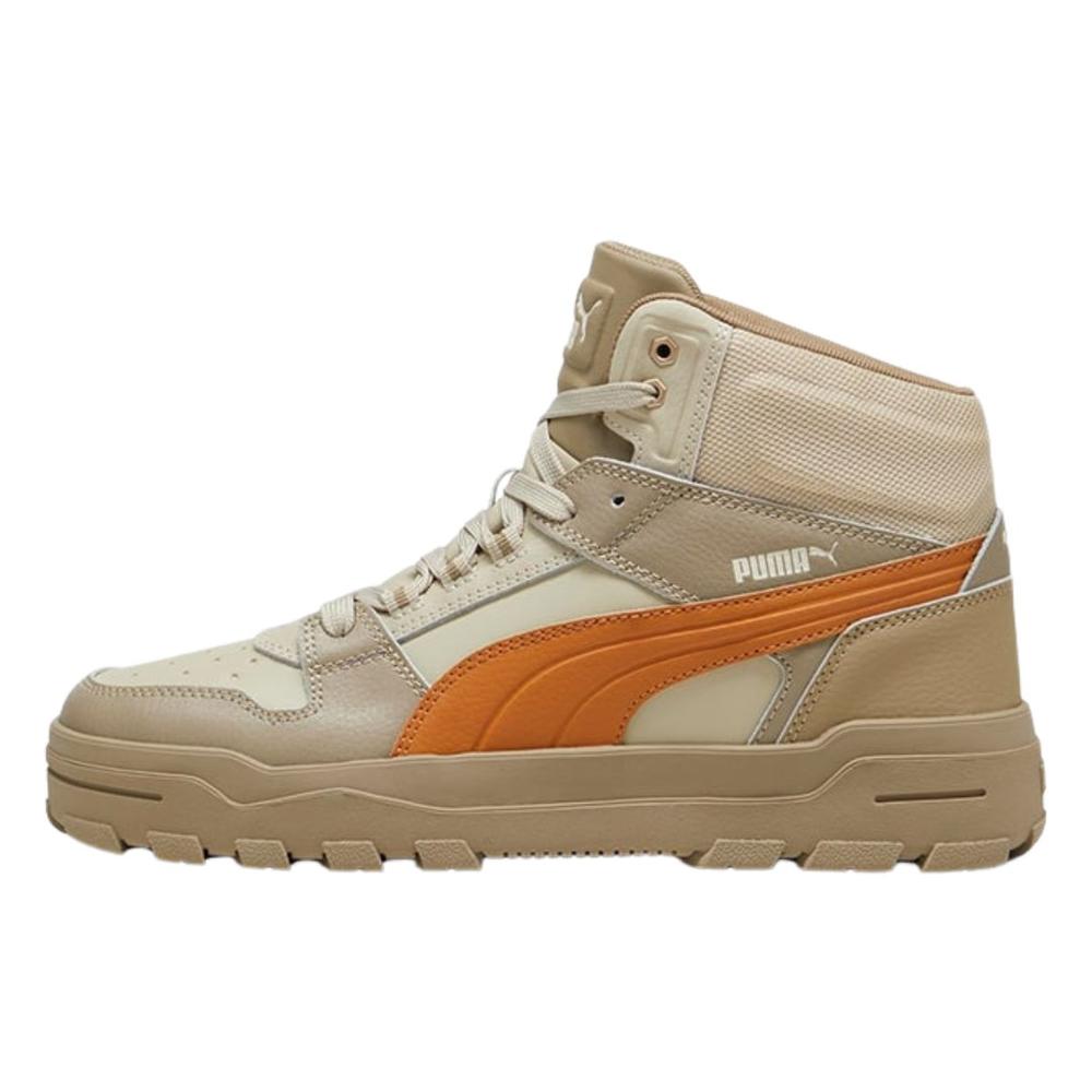 Foto 2 pulgar | Tenis Puma Rebound Abrupt Casuales Café para Hombre