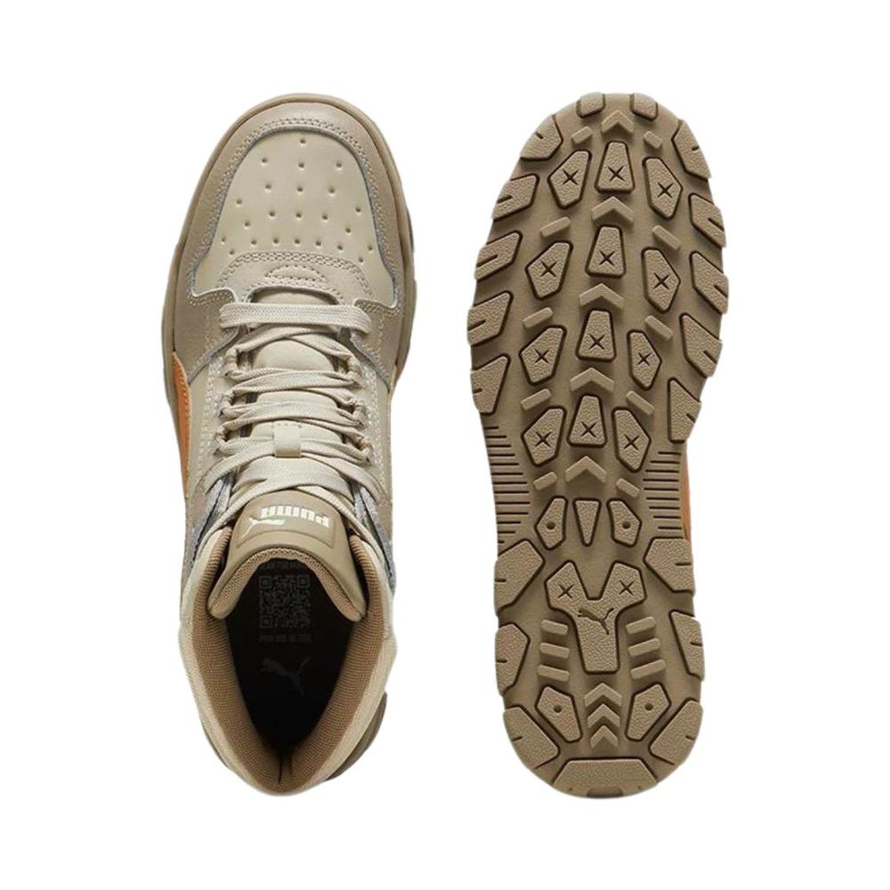 Foto 3 | Tenis Puma Rebound Abrupt Casuales Café para Hombre