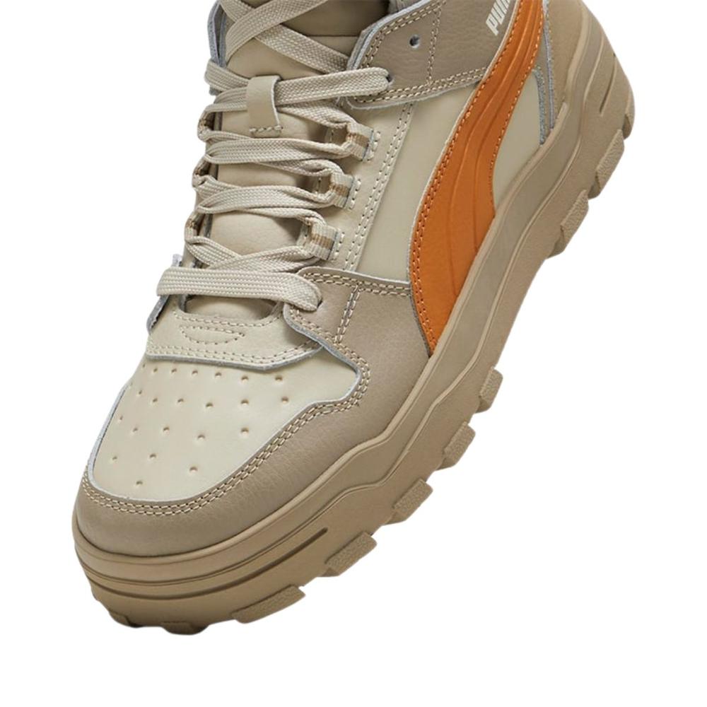 Foto 5 pulgar | Tenis Puma Rebound Abrupt Casuales Café para Hombre
