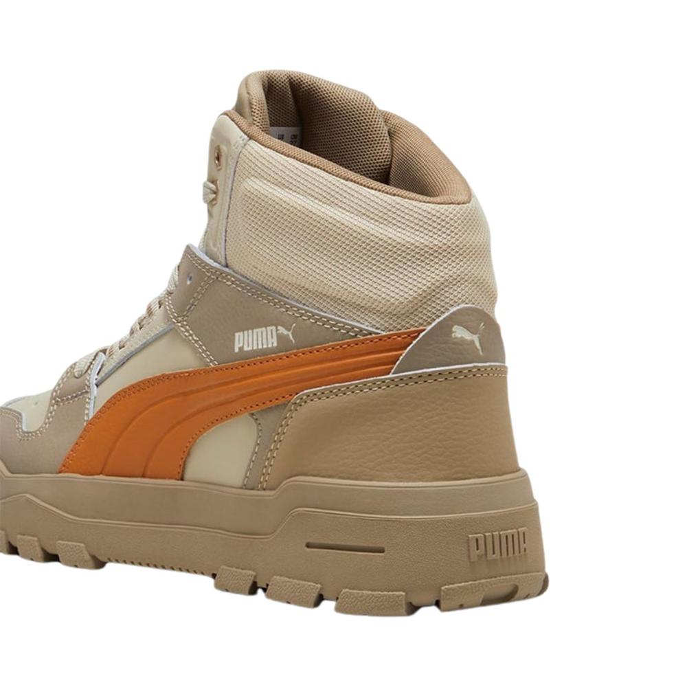 Foto 6 pulgar | Tenis Puma Rebound Abrupt Casuales Café para Hombre