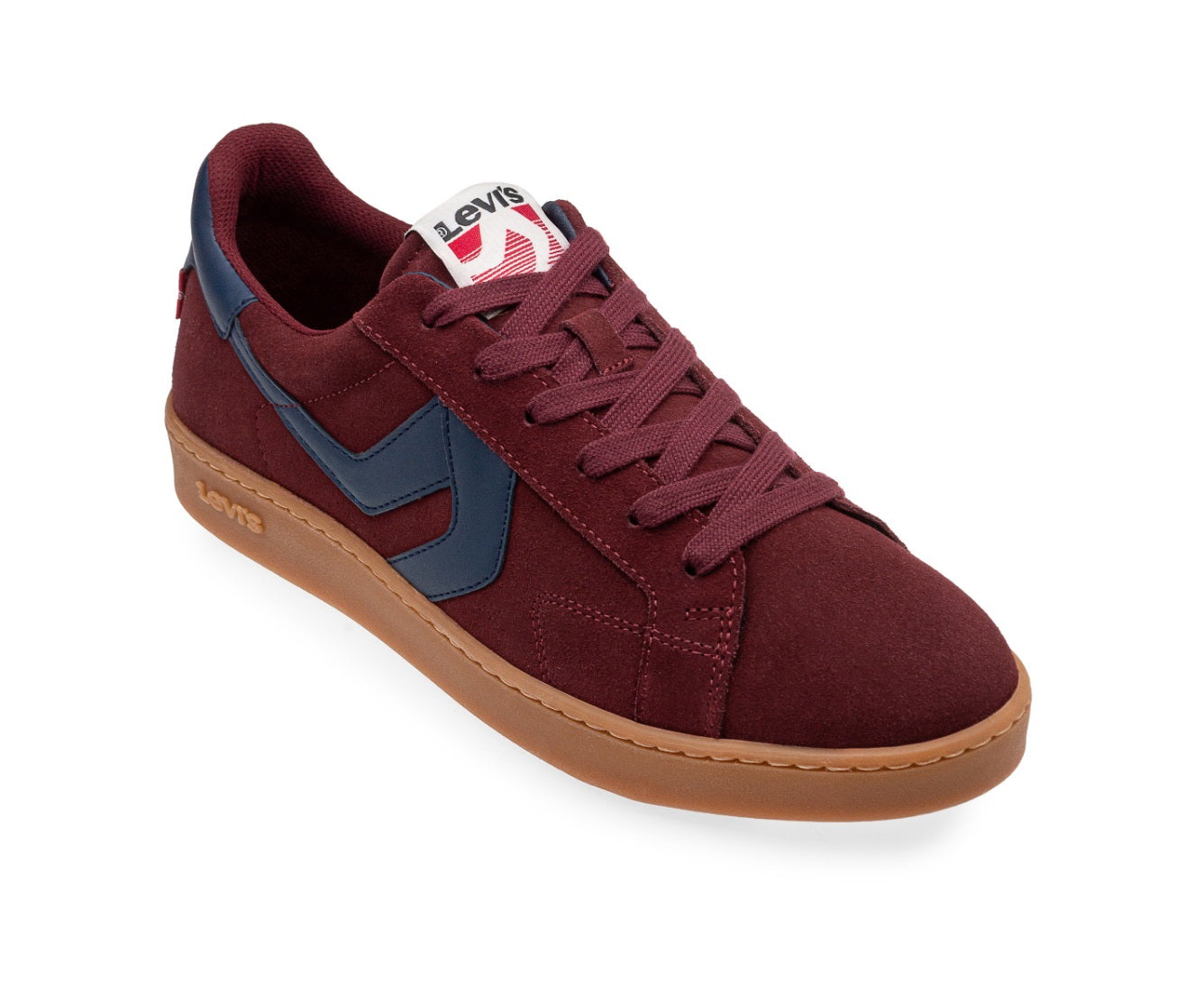 Foto 2 pulgar | Zapatos Levis L2224572 S Vino Casual Caballero