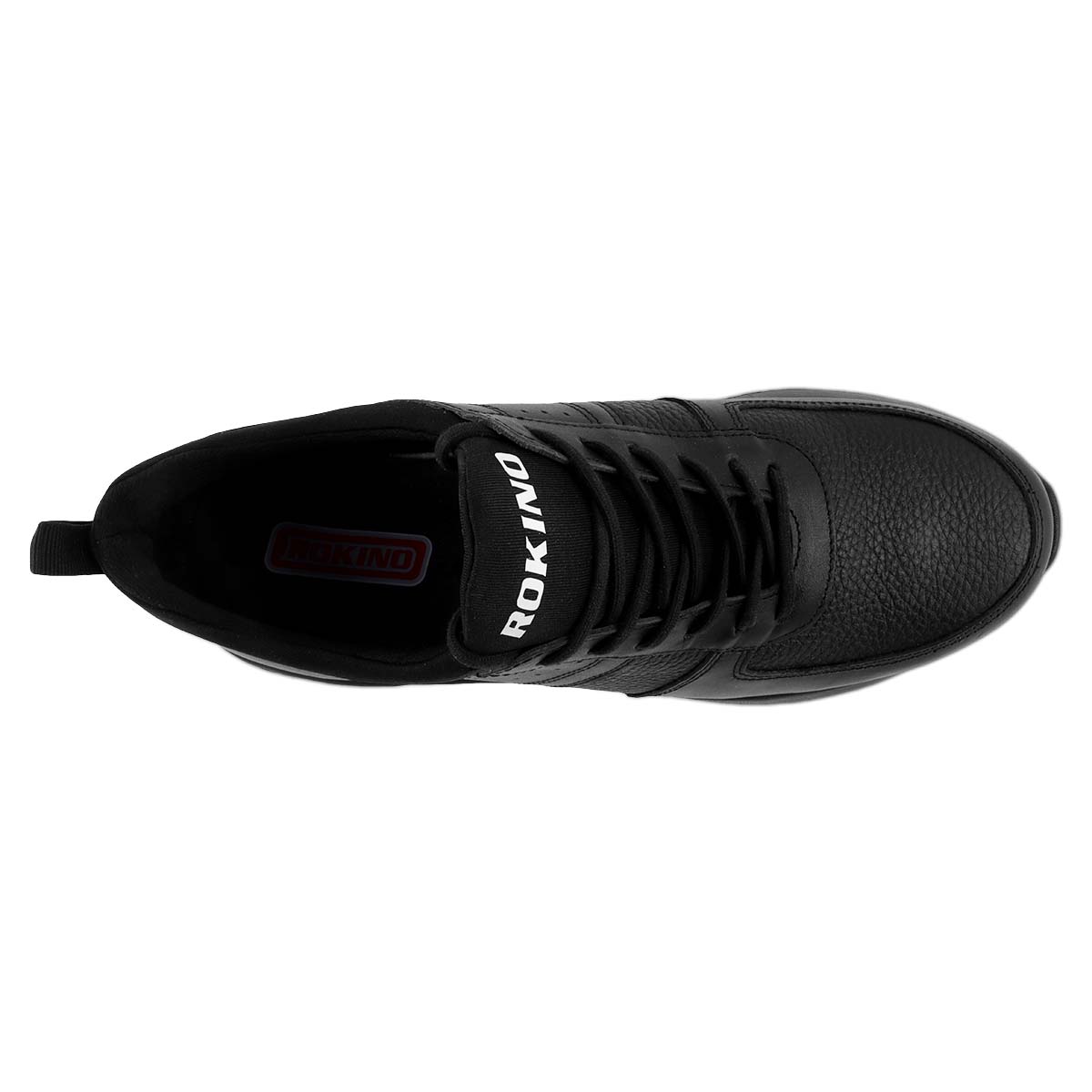 Foto 5 pulgar | Tenis Sneaker De Piel Rokino 9366 Color Negro Para Hombre