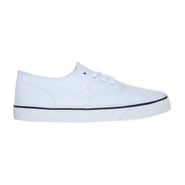 Tenis Dc Shoes Flash 2 Color Blanco Hombre Modelo Adys300417ww0