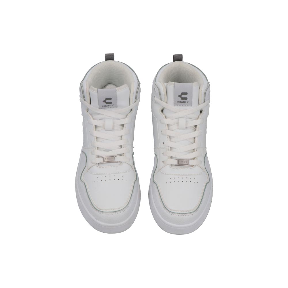 Foto 6 | Tenis Charly 38164 Blanco De Hombre Tipo Botin Originales