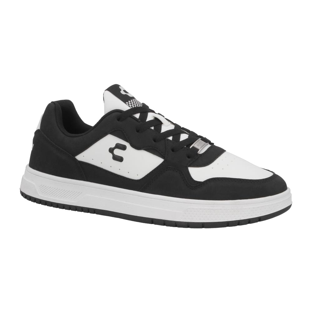 Foto 3 pulgar | Tenis Charly 86896 Original Para Hombre Negro/blanco  Urbano Casual