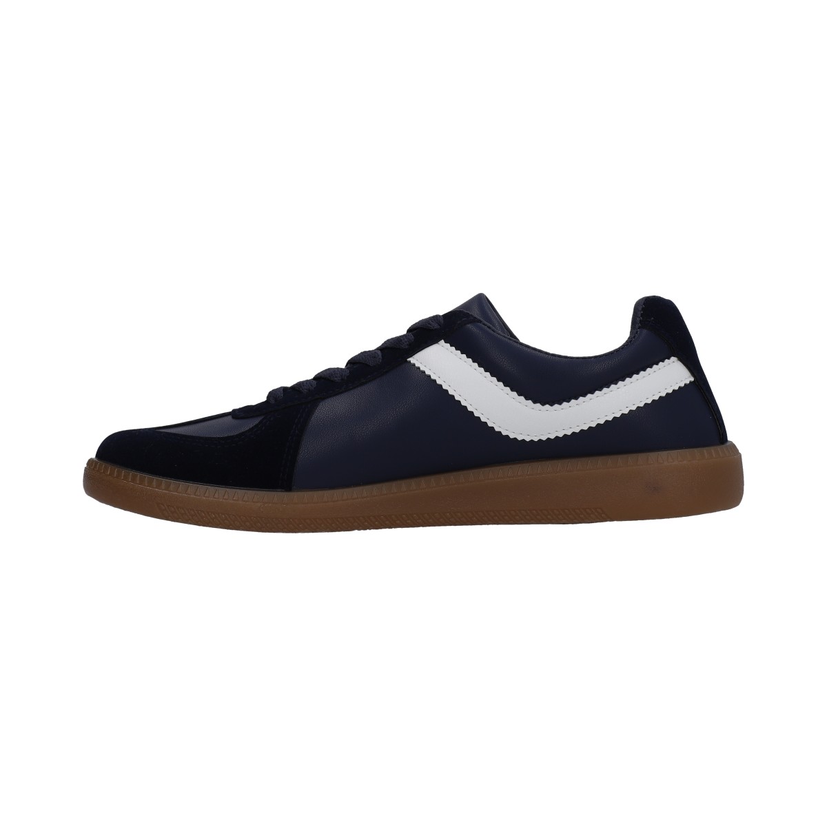 Foto 5 pulgar | Tenis Berlin Caballero Casual Azul Suela Ambar