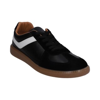 Foto 1 | Tenis Berlin Caballero Casual Negro Suela Ambar