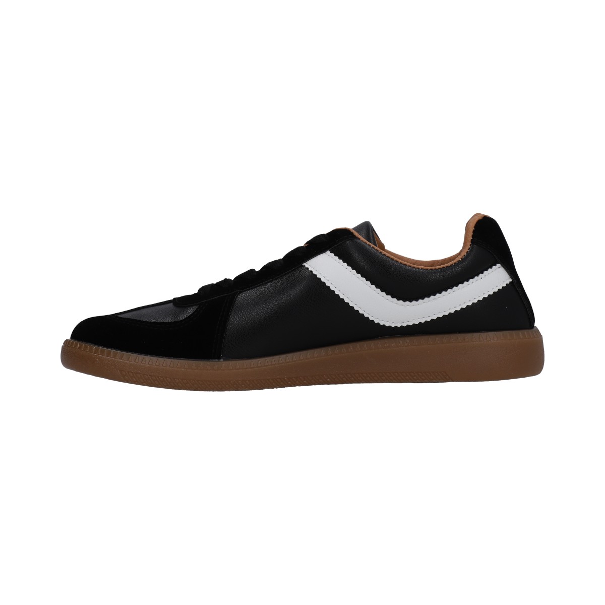 Foto 5 pulgar | Tenis Berlin Caballero Casual Negro Suela Ambar