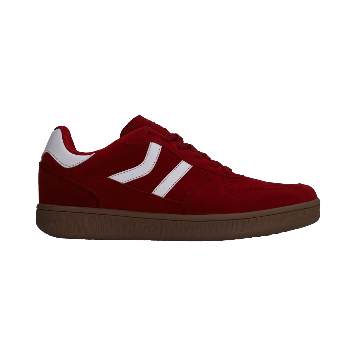 Foto 3 pulgar | Tenis Berlin Caballero Rojo Casual Suela Ambar