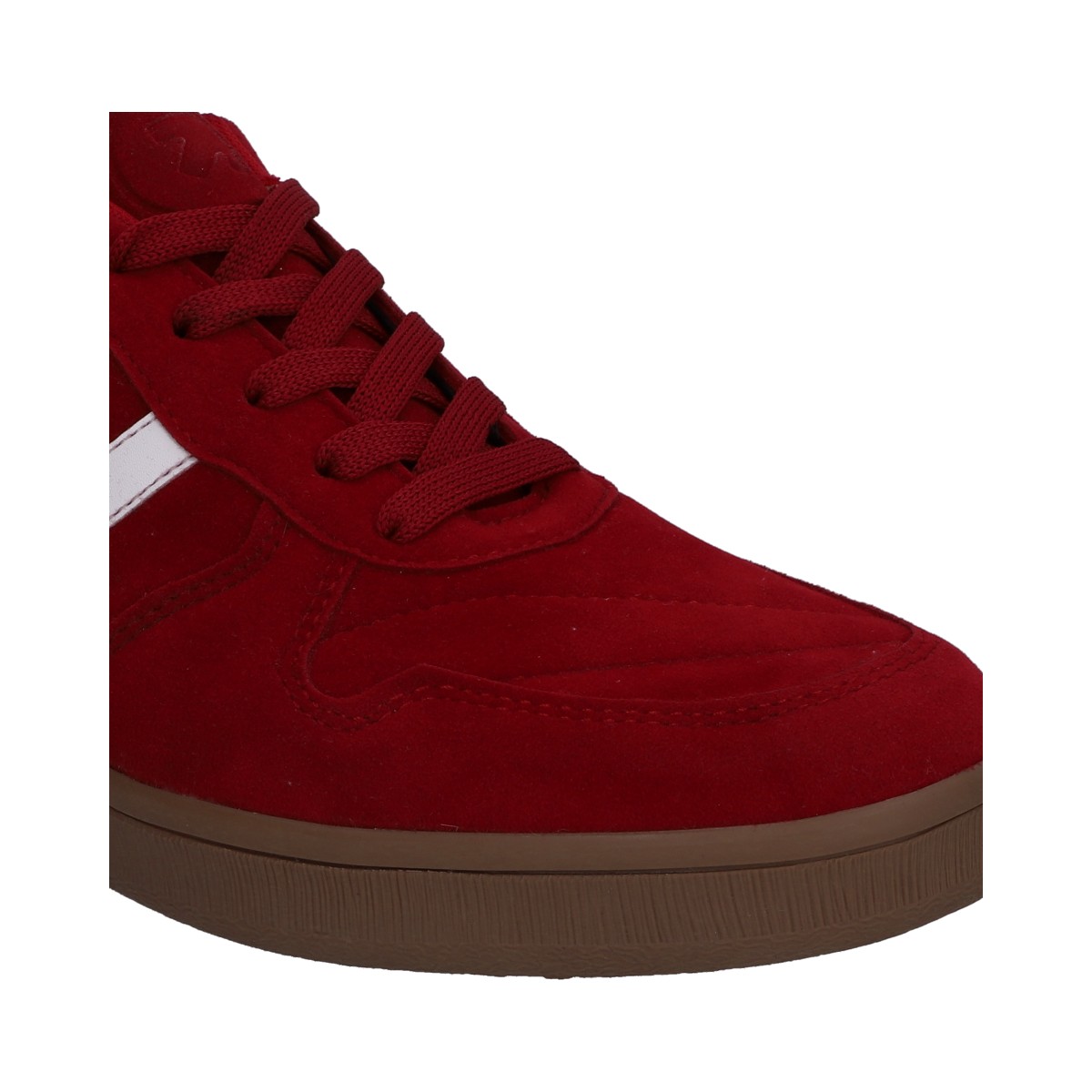 Foto 6 | Tenis Berlin Caballero Rojo Casual Suela Ambar