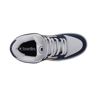 Foto 5 | Tenis Berlin Caballero Blanco Azul Casual