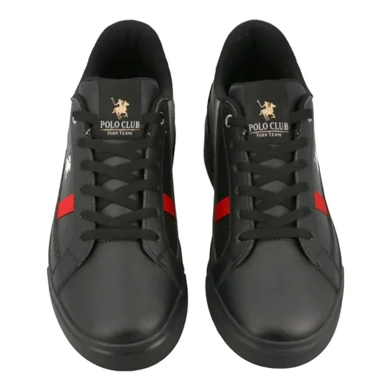 Foto 3 pulgar | Tenis Casuales Polo York Team Club Negro para Hombre