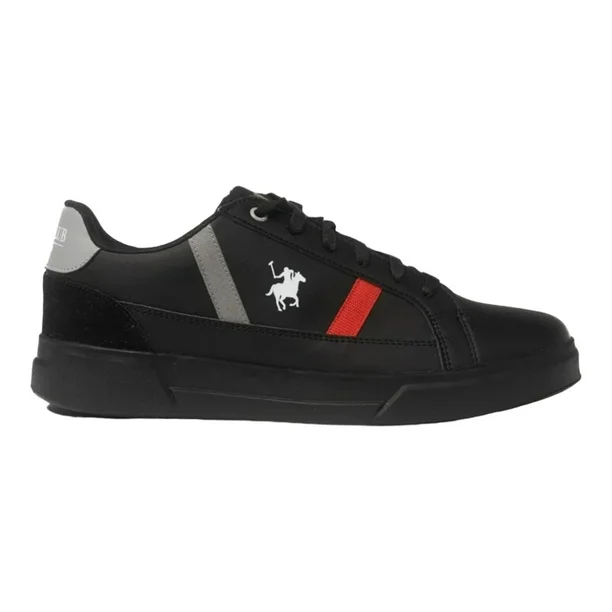 Foto 4 pulgar | Tenis Casuales Polo York Team Club Negro para Hombre