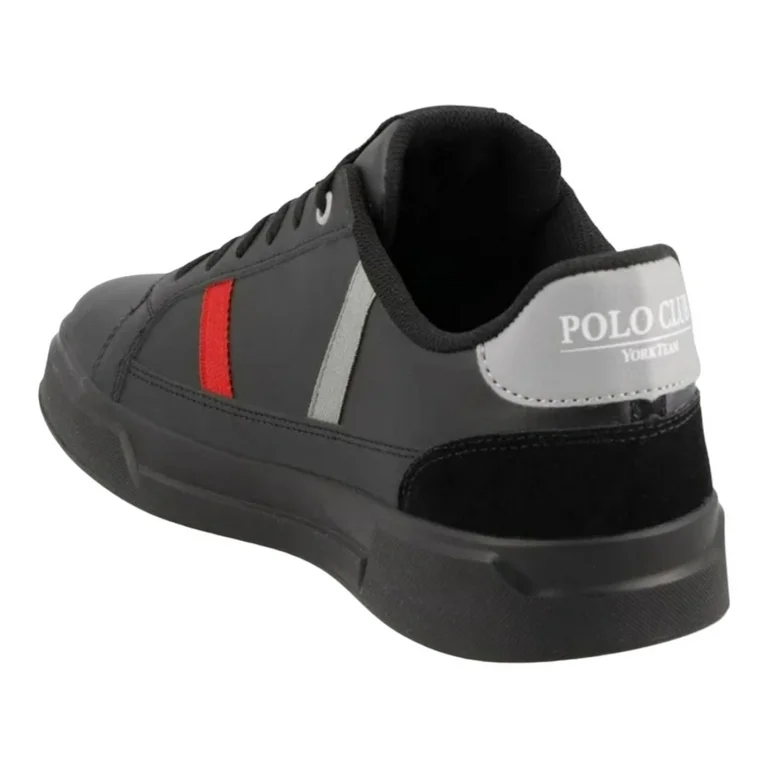 Foto 4 | Tenis Casuales Polo York Team Club Negro para Hombre