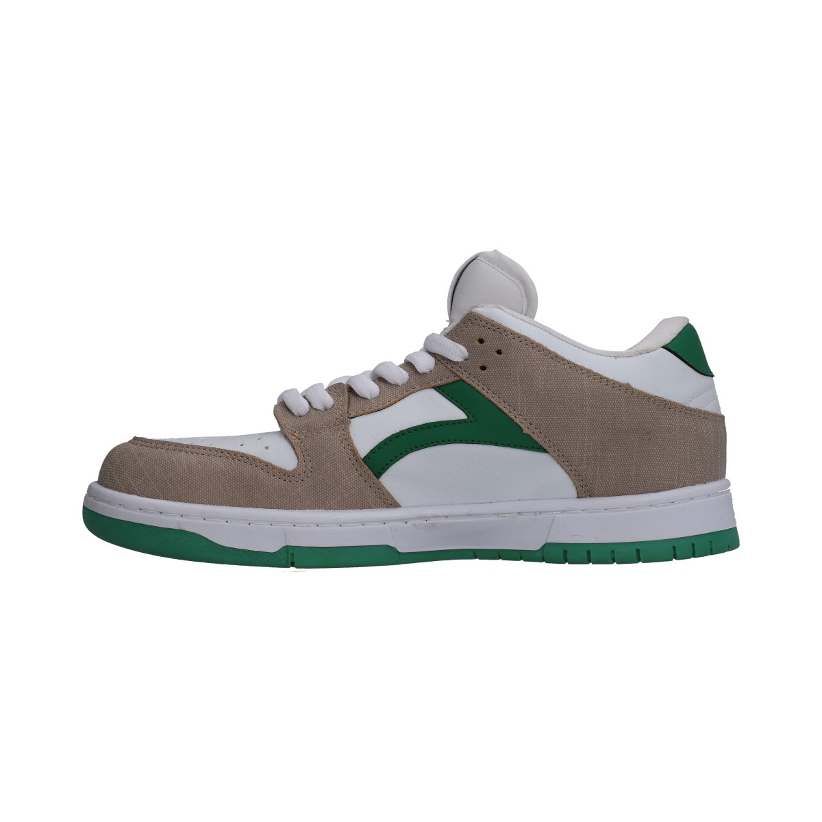 Foto 4 pulgar | Tenis Berlin Caballero Blanco Gris Verde Casual