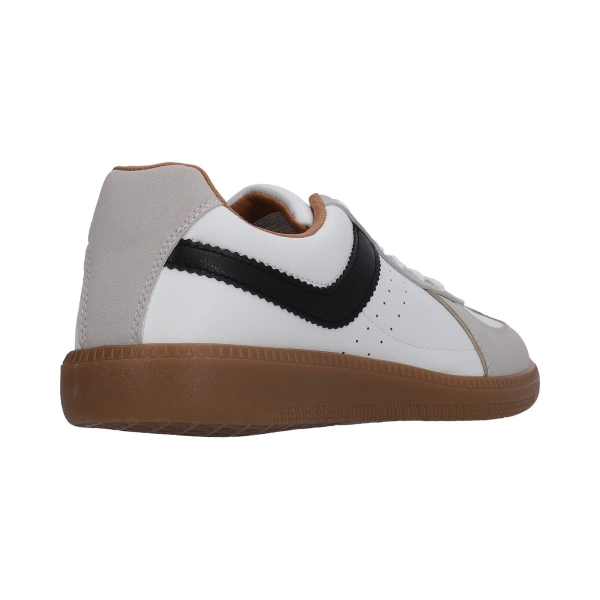 Foto 4 pulgar | Tenis Berlin Caballero Casual Blanco Suela Ambar