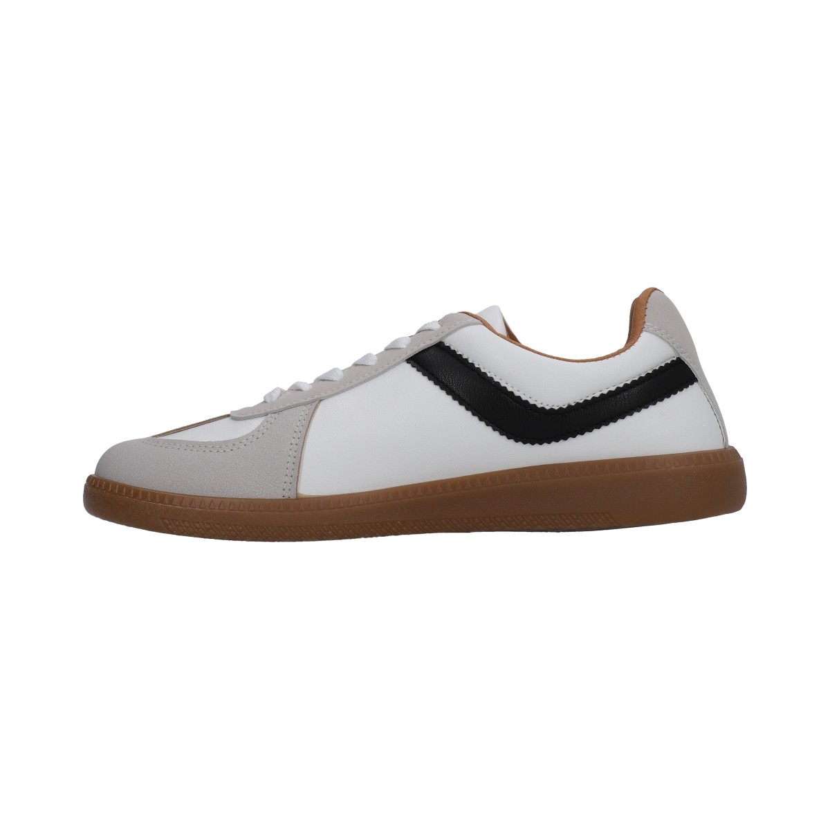 Foto 5 pulgar | Tenis Berlin Caballero Casual Blanco Suela Ambar