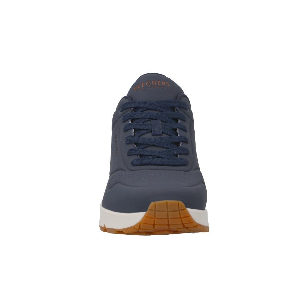 Foto 5 pulgar | Tenis Hombre Skechers Uno Original Memory Foam Azul