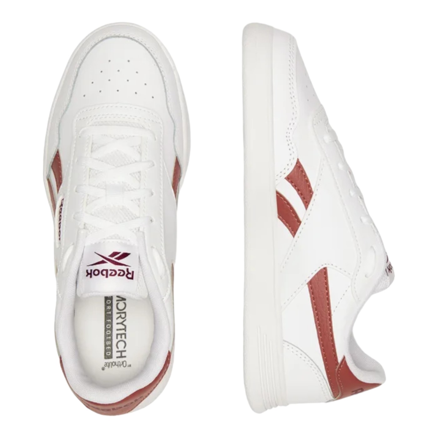 Foto 2 | Tenis Casuales Reebok Court Advance Color Blanco Para Hombre Modelo 100073324