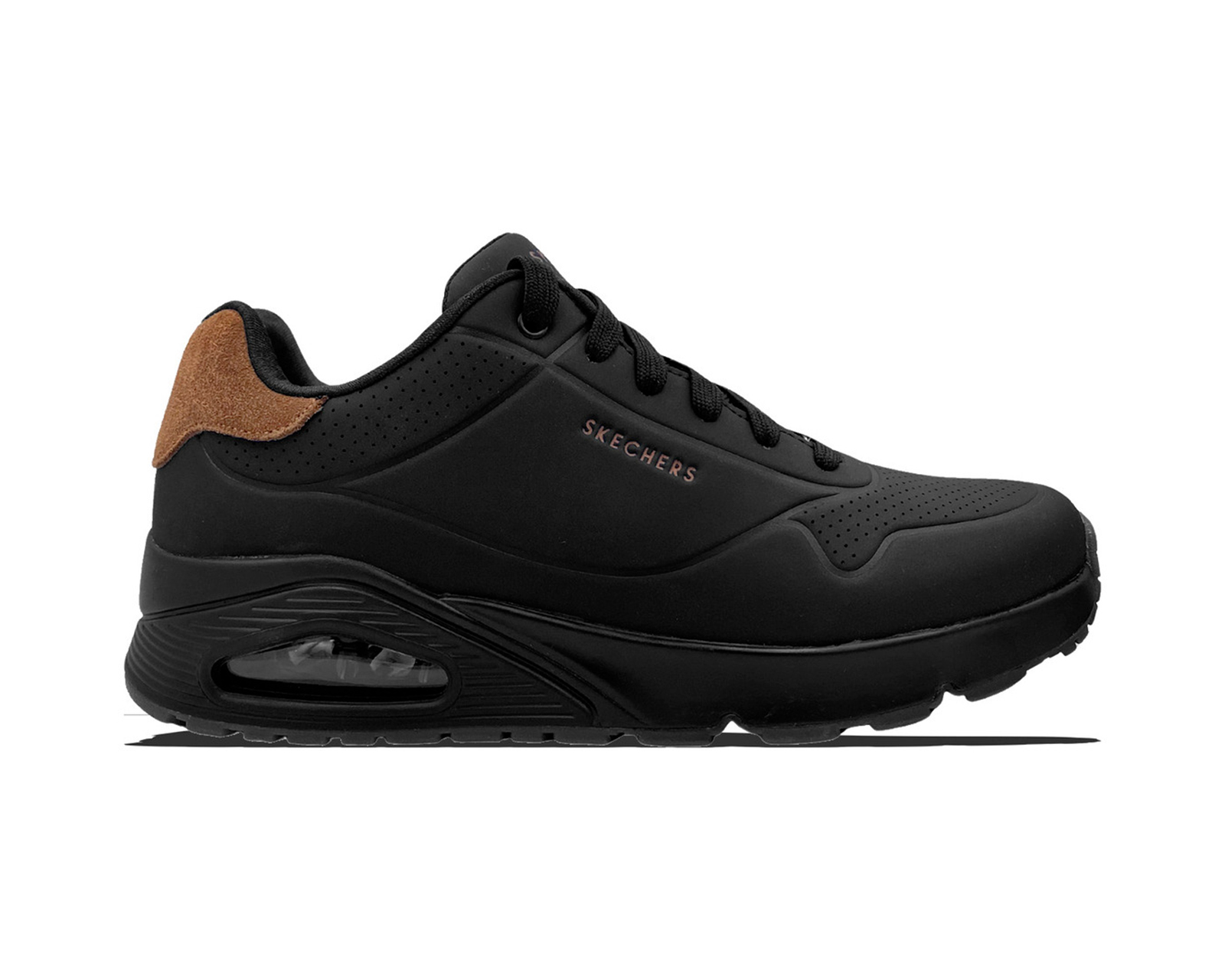 Tenis Skechers Negro Urbanos Con Valvula Hombre