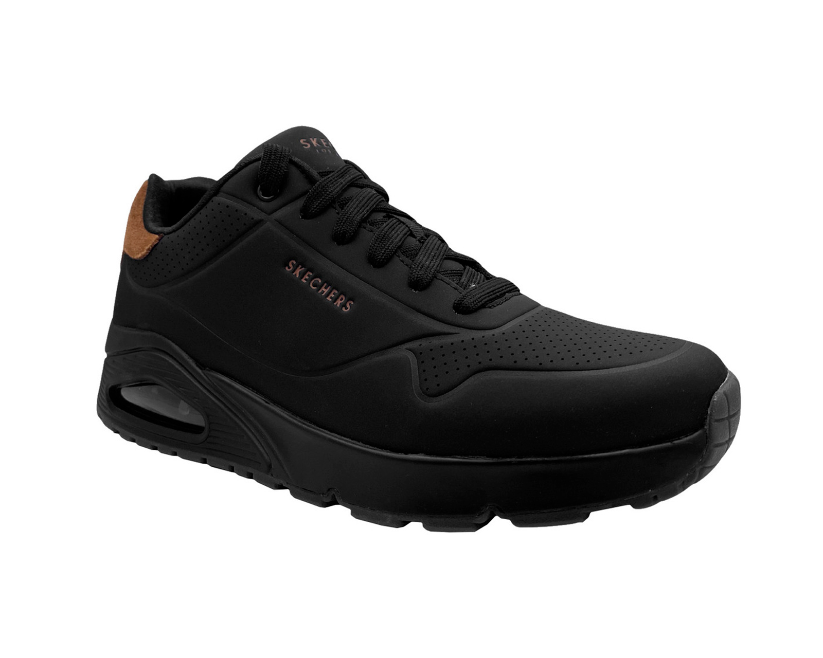 Foto 2 | Tenis Skechers Negro Urbanos Con Valvula Hombre