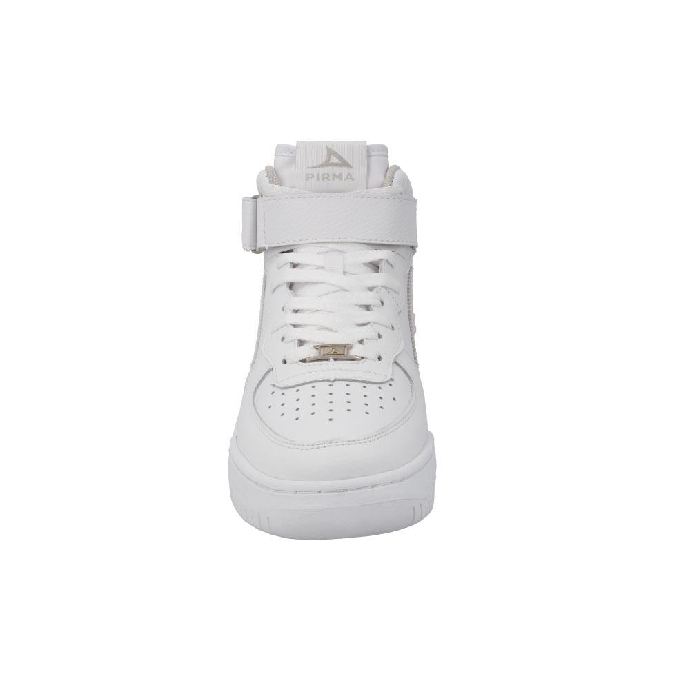 Foto 5 pulgar | Tenis Hombre Pirma Escolar Velcro Tipo Botin Blanco