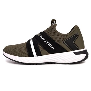 Foto 2 | Tenis Nautica Braga Sin Cordones Casual Verde para Hombre - Venta Internacional