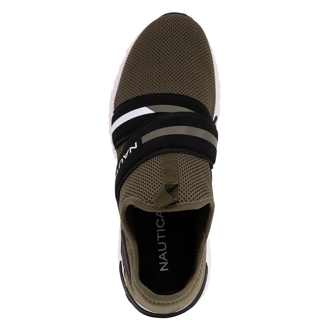 Foto 5 pulgar | Tenis Nautica Braga Sin Cordones Casual Verde para Hombre - Venta Internacional