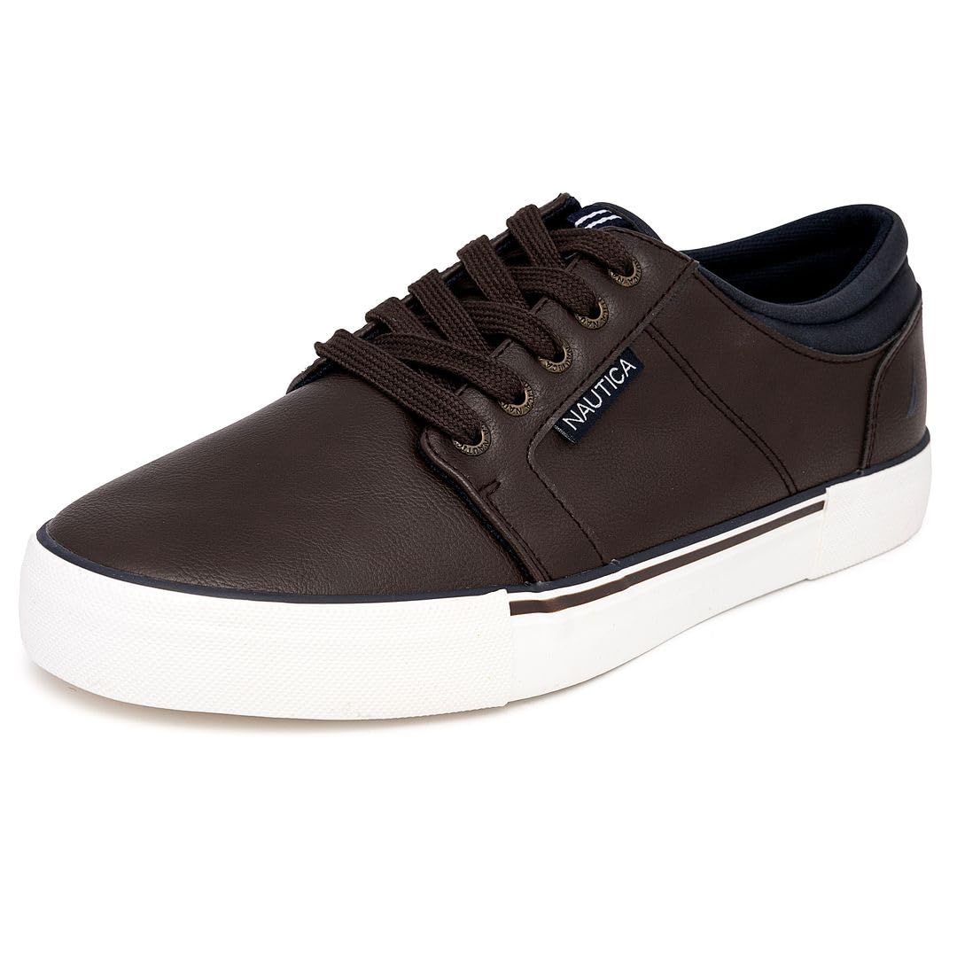 Foto 1 | Tenis Nautica Crandol-brown Navy Pop para Hombre - Venta Internacional