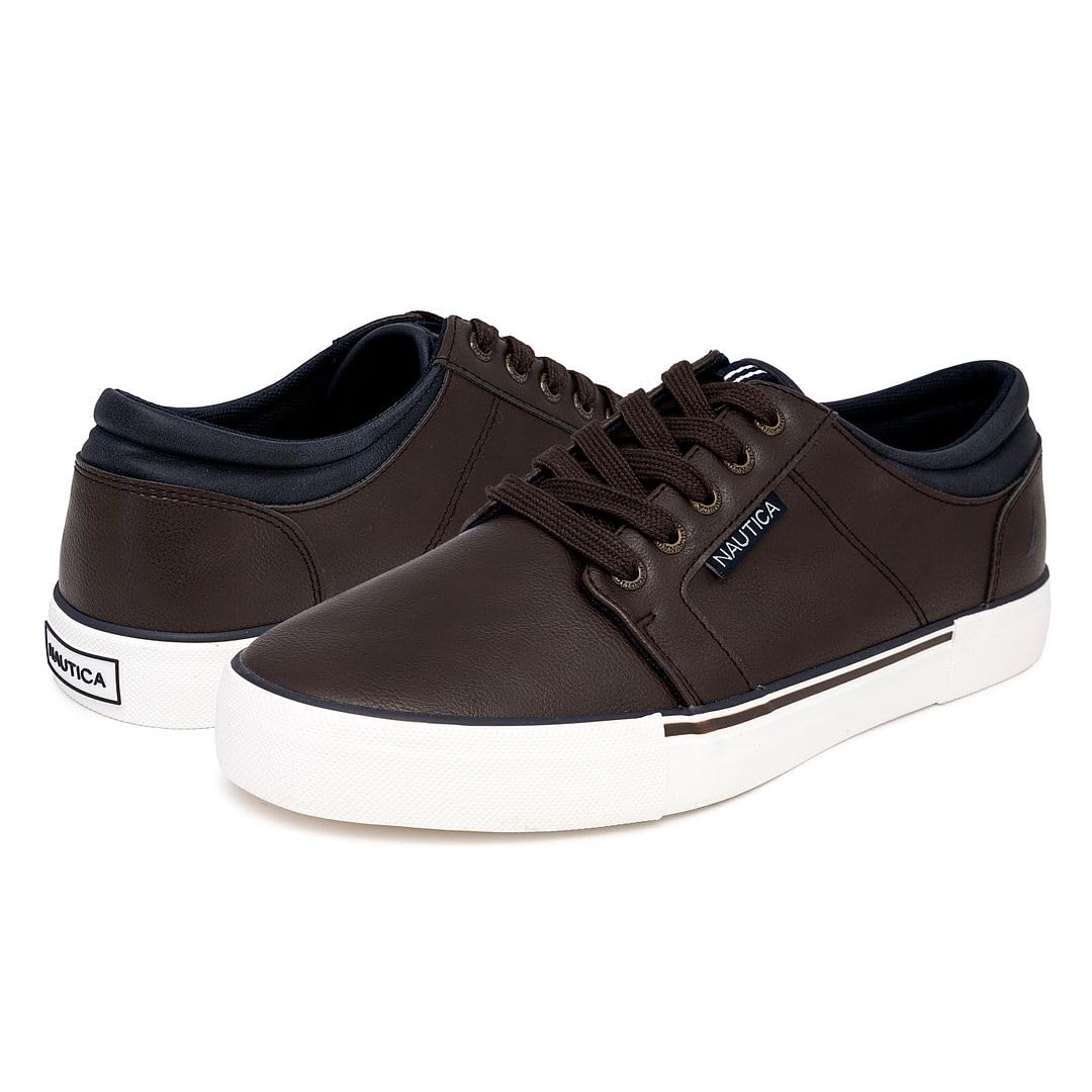 Foto 7 pulgar | Tenis Nautica Crandol-brown Navy Pop para Hombre - Venta Internacional
