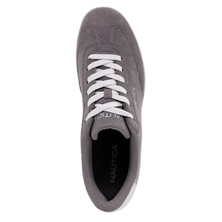 Foto 4 | Tenis Nautica Casuales de Gamuza Gris para Hombre - Venta Internacional