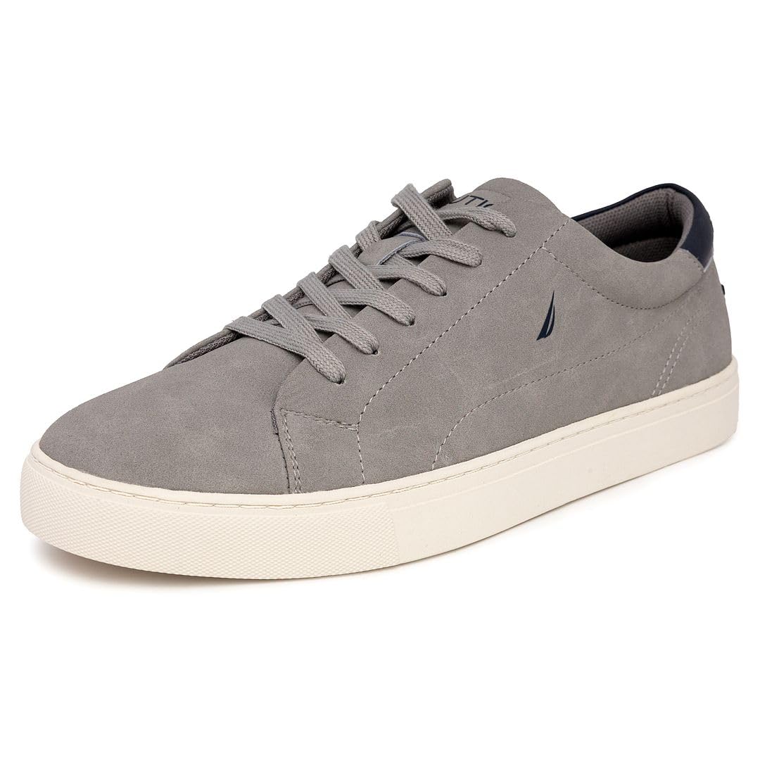 Foto 2 pulgar | Zapatos Nautica de Gamuza Gris para Hombre - Venta Internacional