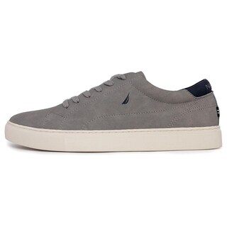 Foto 2 | Zapatos Nautica de Gamuza Gris para Hombre - Venta Internacional