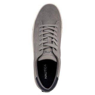 Foto 4 | Zapatos Nautica de Gamuza Gris para Hombre - Venta Internacional