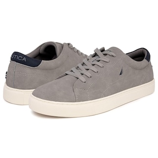 Foto 6 | Zapatos Nautica de Gamuza Gris para Hombre - Venta Internacional