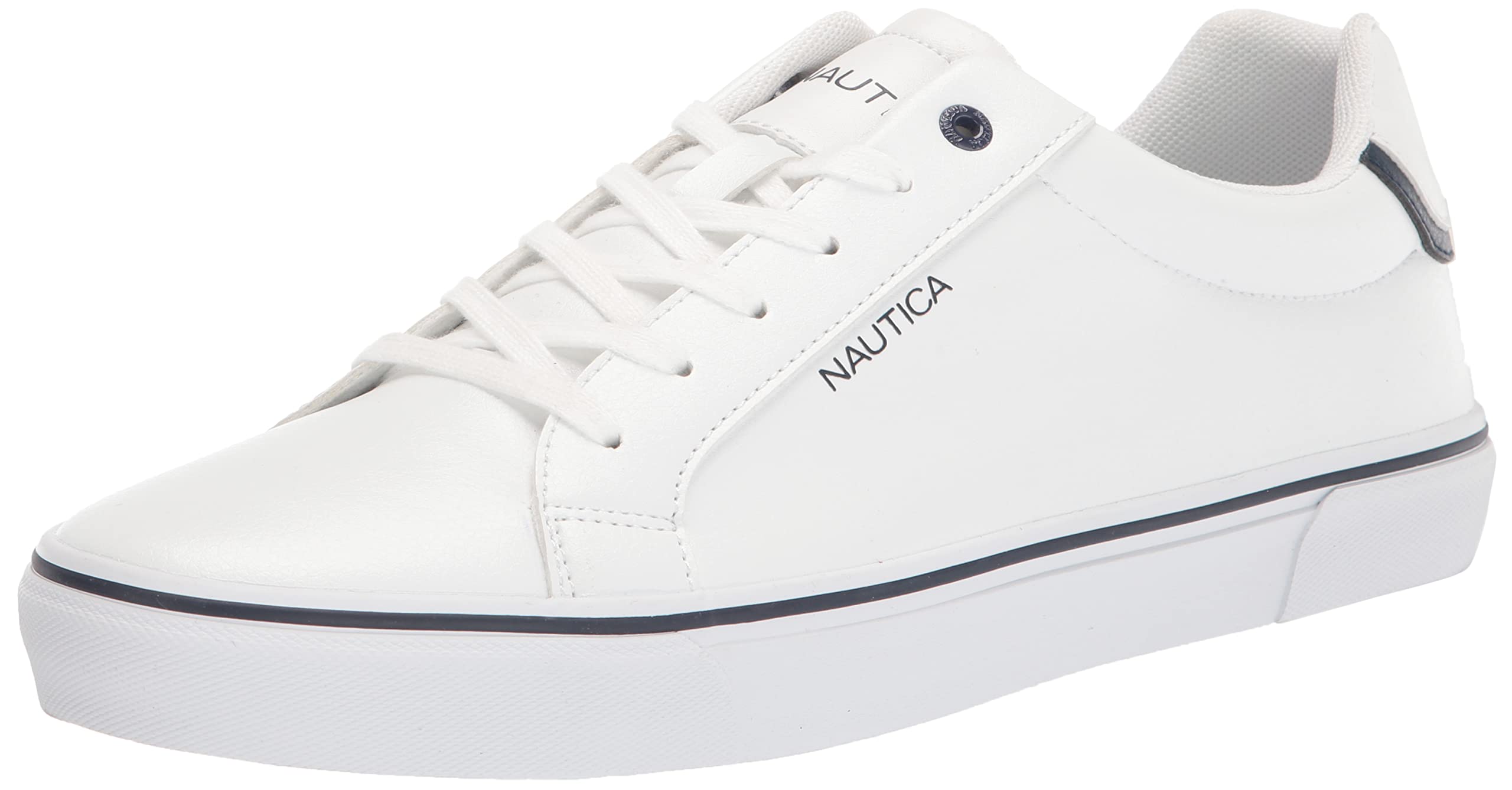 Foto 2 pulgar | Tenis Nautica Leonard Blancos para Hombre - Venta Internacional