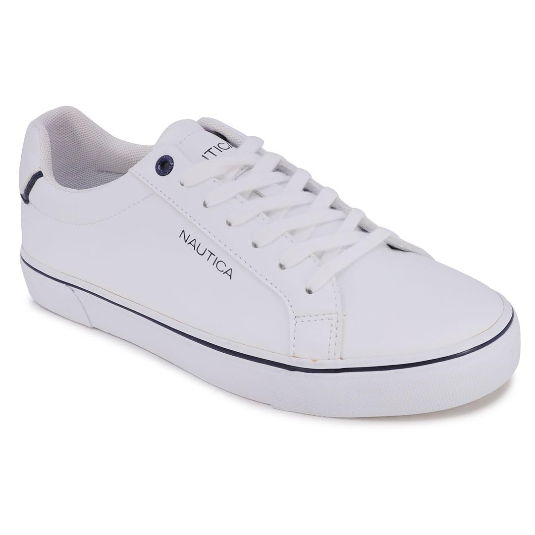 Foto 3 pulgar | Tenis Nautica Leonard Blancos para Hombre - Venta Internacional