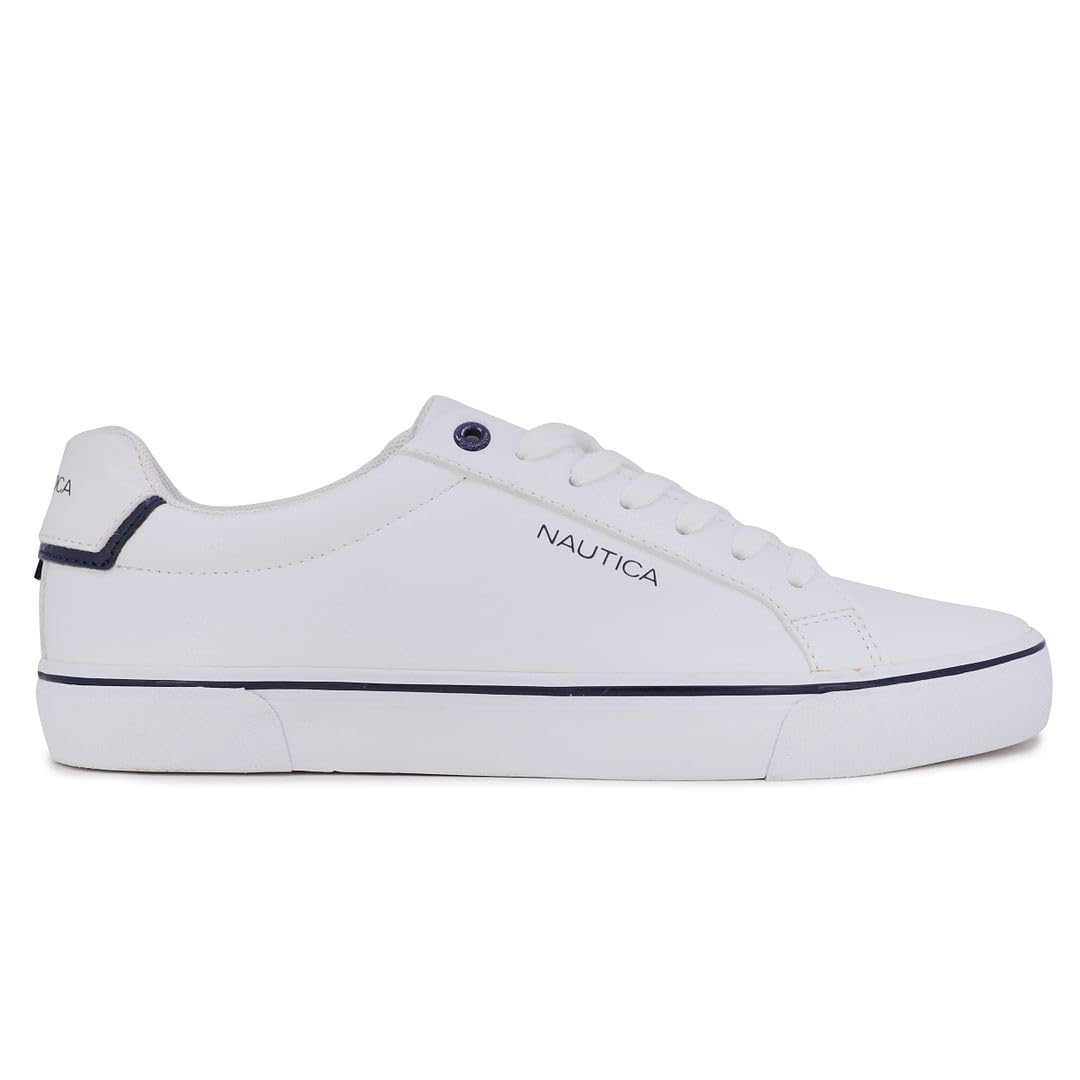 Foto 4 pulgar | Tenis Nautica Leonard Blancos para Hombre - Venta Internacional