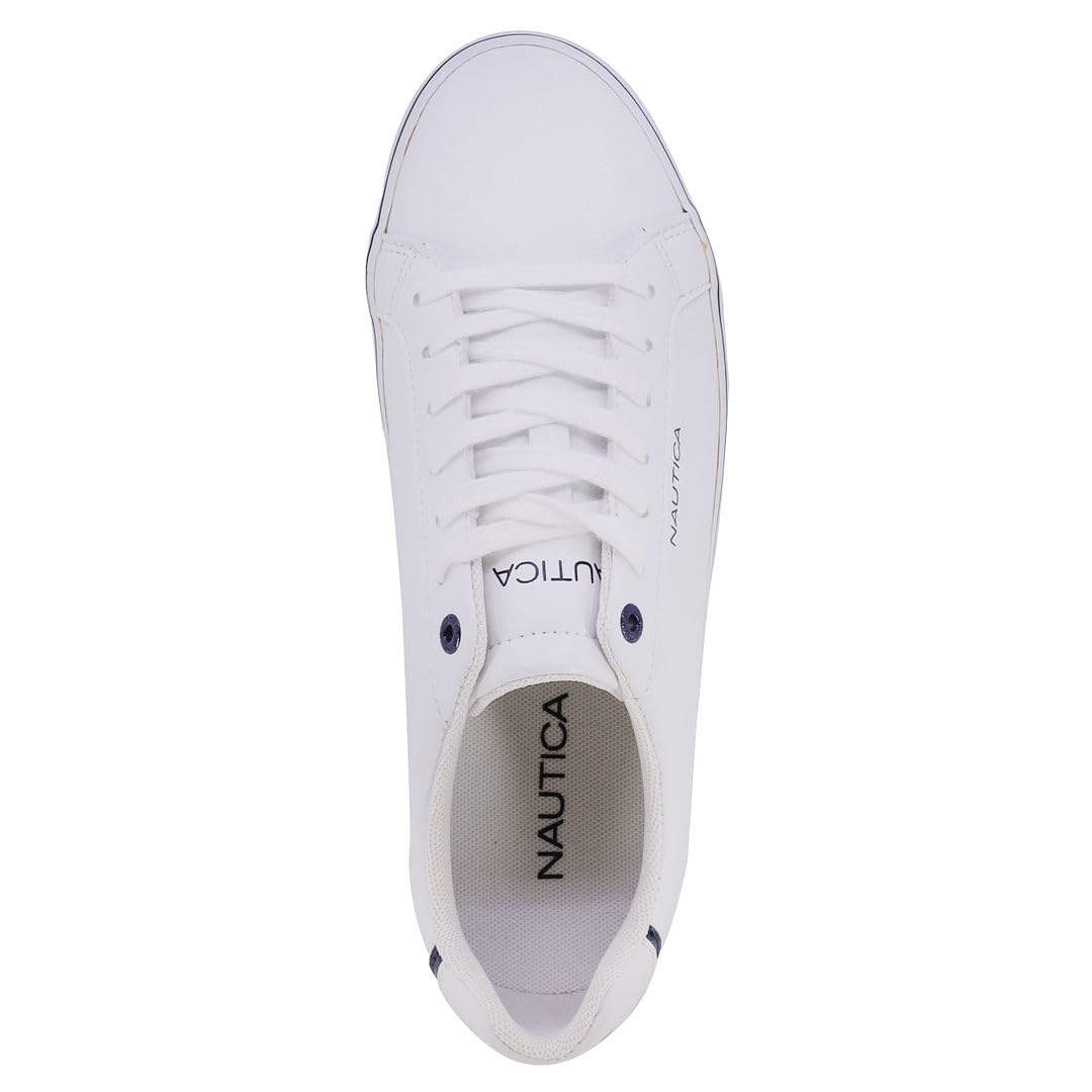 Foto 6 pulgar | Tenis Nautica Leonard Blancos para Hombre - Venta Internacional