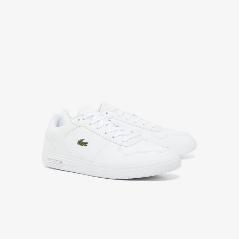 Foto 3 pulgar | Tenis Casuales Lacoste T-Base Blancos para Hombre