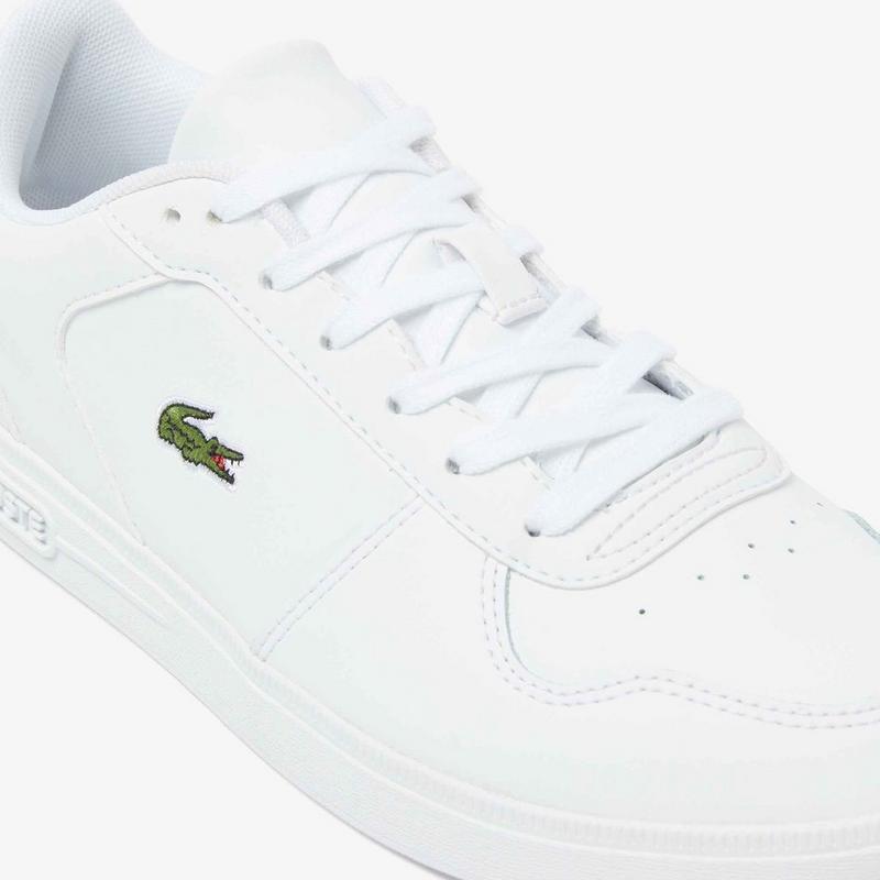 Foto 4 pulgar | Tenis Casuales Lacoste T-Base Blancos para Hombre