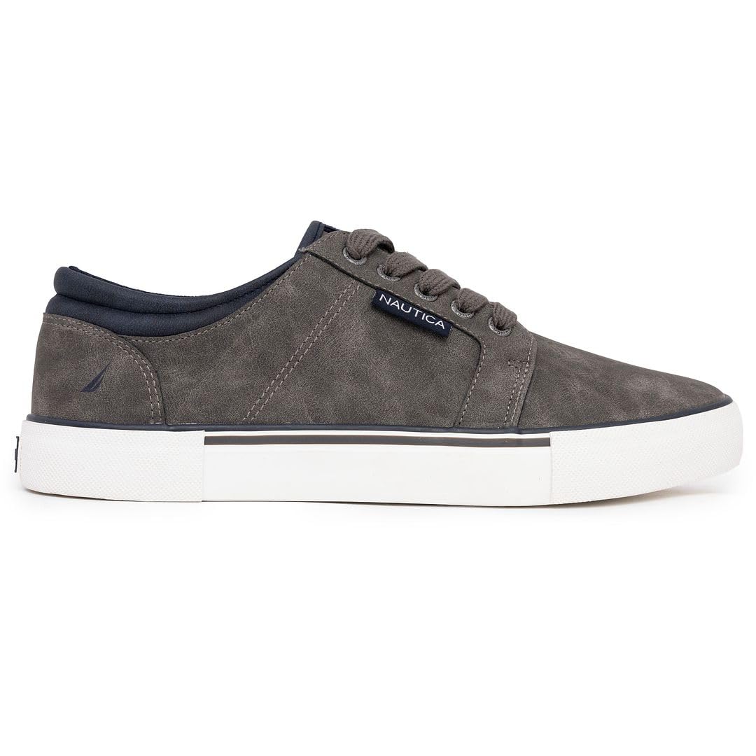 Foto 3 pulgar | Tenis Nautica Crandol-Grey Navy Pop para Hombre - Venta Internacional